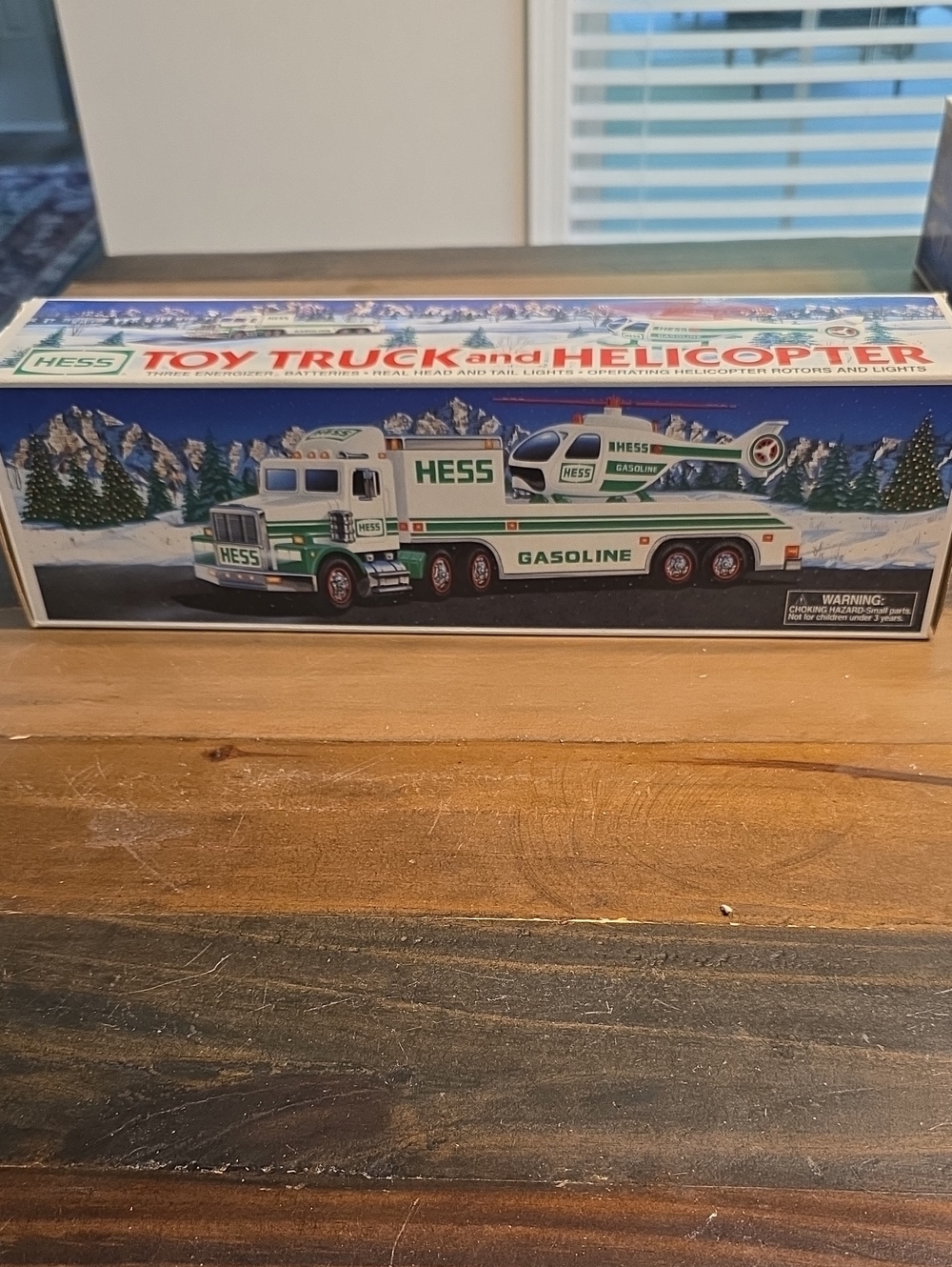 1995 Hess Toy Truck And Helicopter